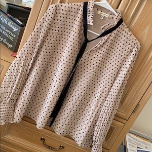 Max Studio Rose pleated top